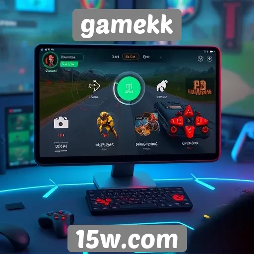 explorando a interface do gamekk